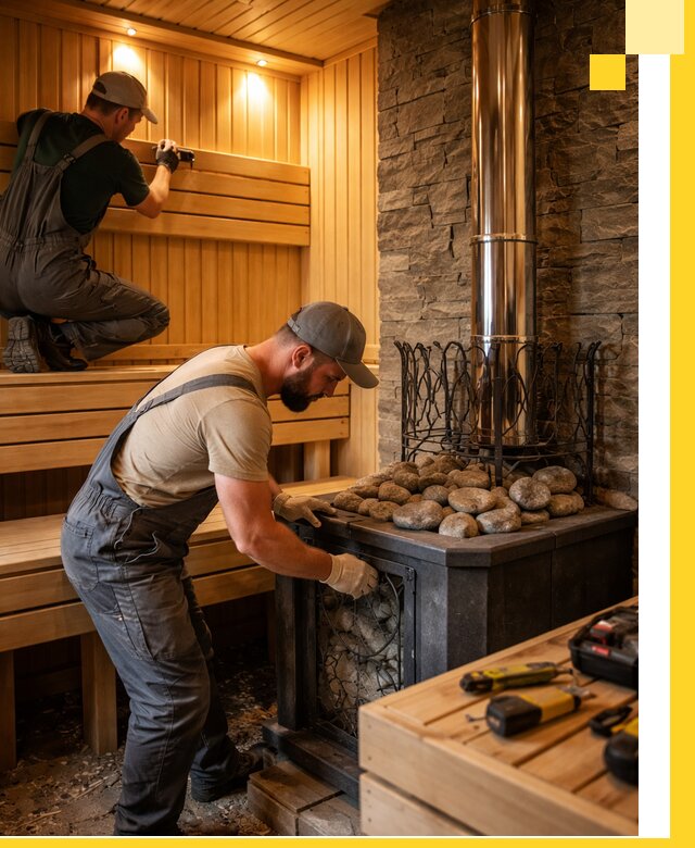 Комплексный дизайн бань, саун и зон отдыха в Элисте