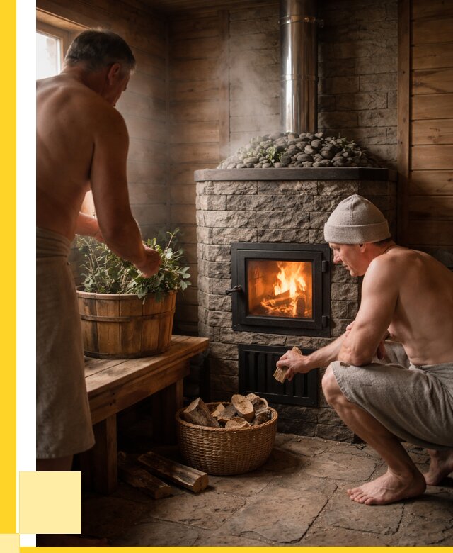 Банные печи под ключ в Элисте от 46602 р. | ЭриданЭлс кирпичная