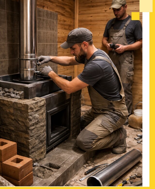 Изготовление и установка банных печей под ключ в Элисте