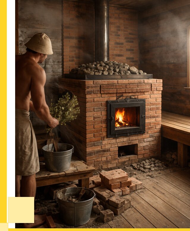 Кирпичные банные печи в Элисте от 93204 р. | ЭриданЭлс