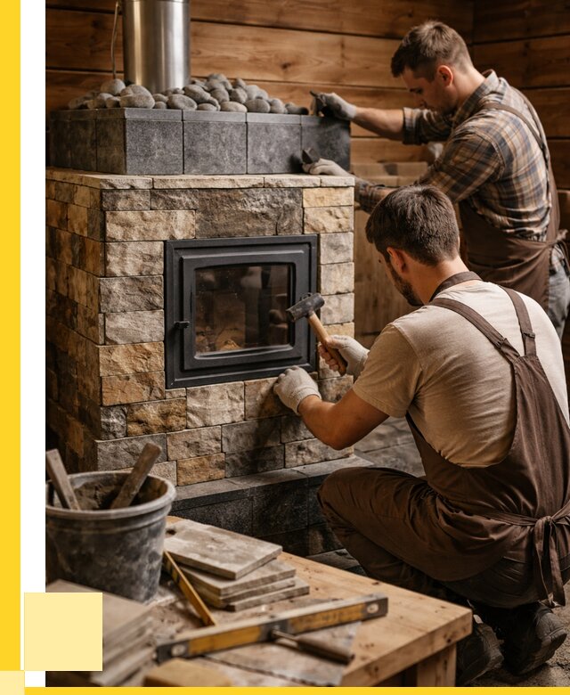 Облицовка банной печи в Элисте от 15534 р. | ЭриданЭлс