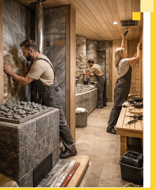 Строительство бань и SPA процедур в Элисте под ключ и отделкой