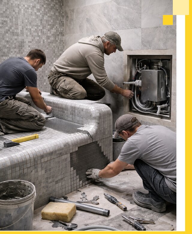 Проекты хамамов под ключ в Элисте и дизайн и строительство