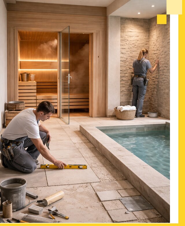 Комплексный дизайн и отделка интерьеров SPA под ключ в Элисте